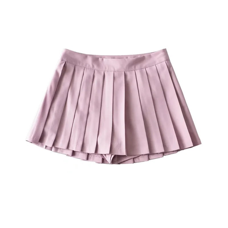 High Waist A-Line Skirt