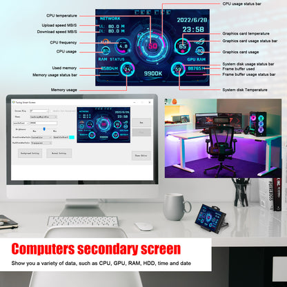 3.5-inch USB Chassis Monitor