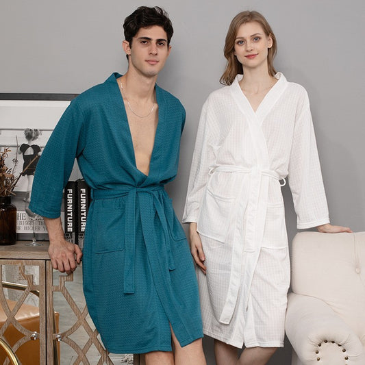 Couple Robes Sleepwear Loungewear Bathrobe