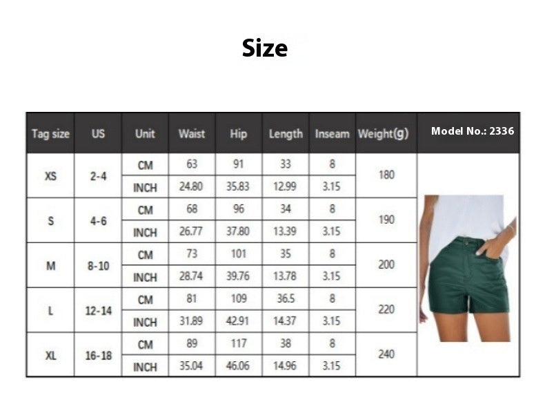 Tight High Waist Women's Fashion Shorts