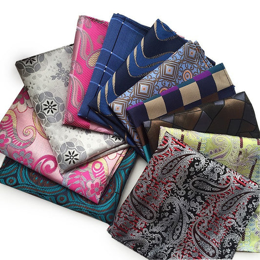British Business Polyester Yarn Jacquard Small Towel