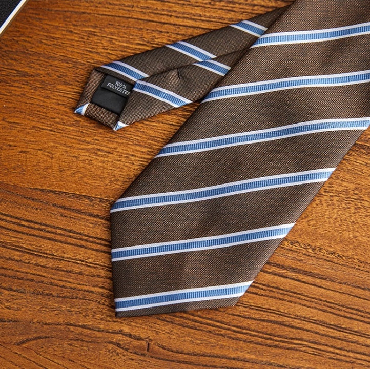 Business Formal Striped Tie Commuter Suit Shirt Accessories