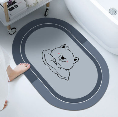 Bathroom Sliding Door Floor Cushion Mat