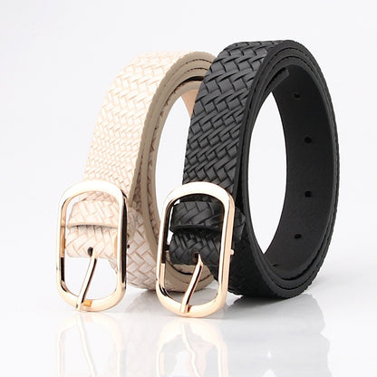 Fashion All-matching Pin Buckle Women's Belt