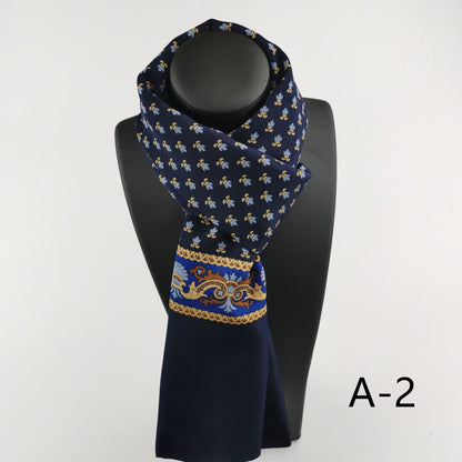Men's Double Layer Cashmere Washed Warm Scarf