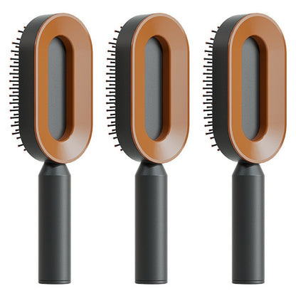 Self Cleaning Hair Brush One-key Airbag Massage