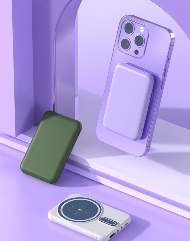 Magnetic Suction Wireless Charging Power Bank