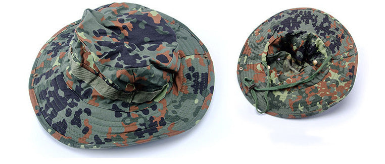 Camouflage Summer Fisherman Sunscreen Hat