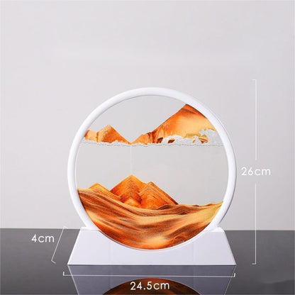Quicksand Painting Hourglass Glass Decoration Crafts