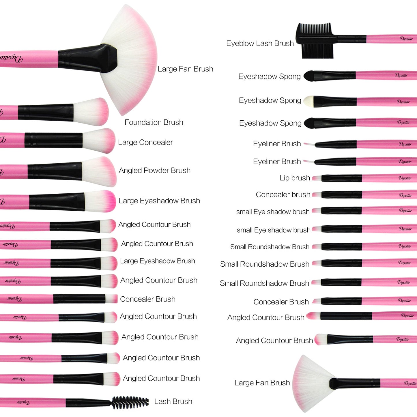 32-Piece Cosmetic Makeup Brush Tool