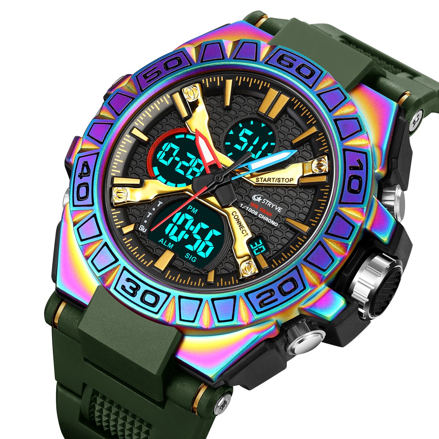 New Multifunctional Sports Student Watch