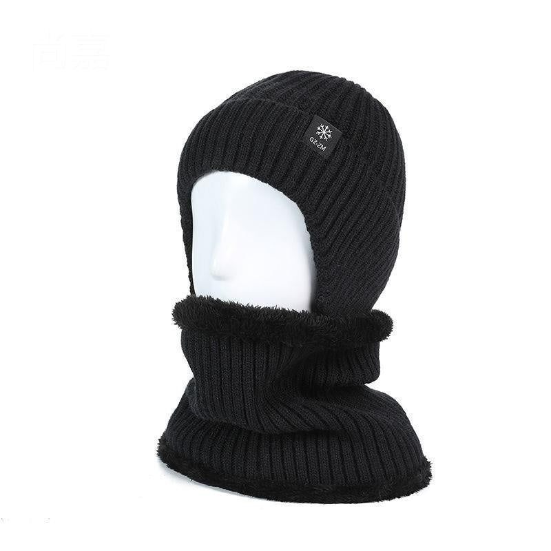 Middle-aged Elderly Men's Wool Ear Protection Hat