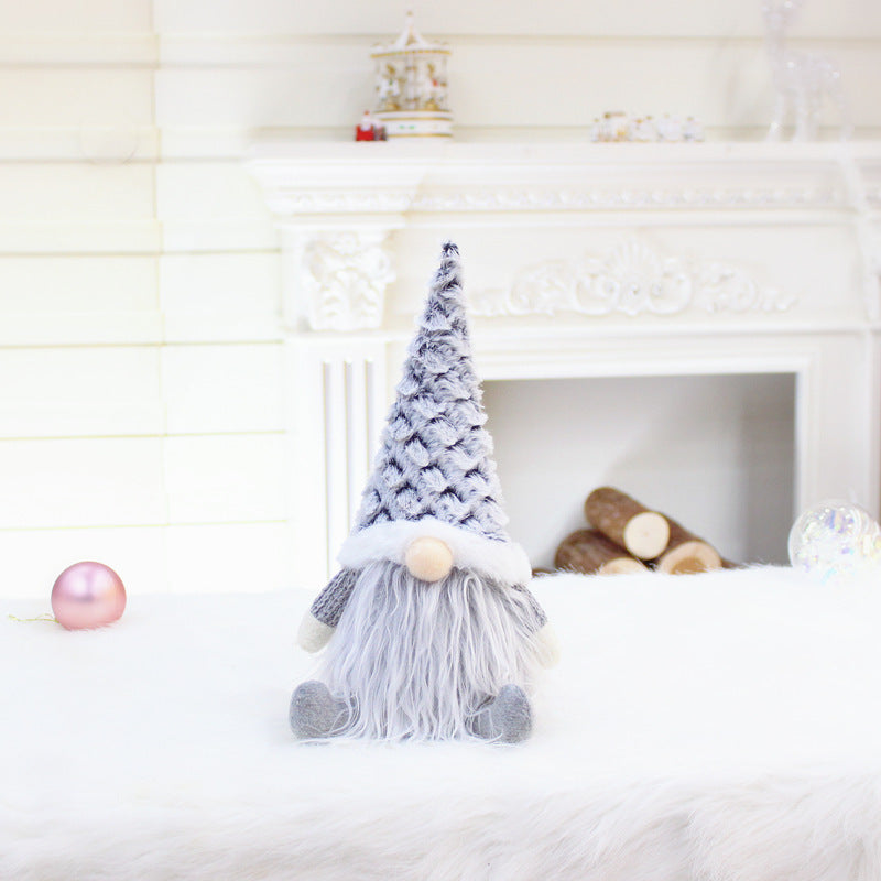 Christmas Telescopic Faceless Doll Decoration