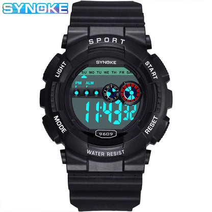 Waterproof Men's Outdoor Sports Watch Multi-function Alarm Big Screen