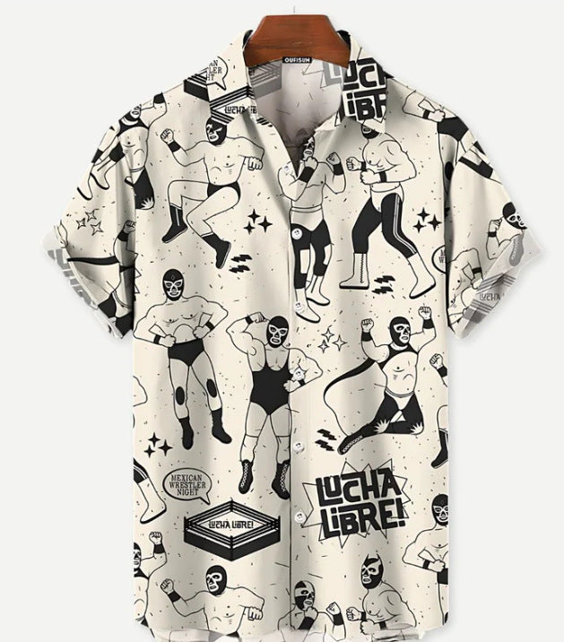 Men's 3D Printed Hawaiian Shirt Summer Vacation