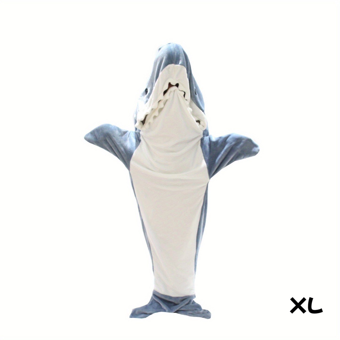 Shark Onesie Blanket Hoodie Flannel Sleeping Bag