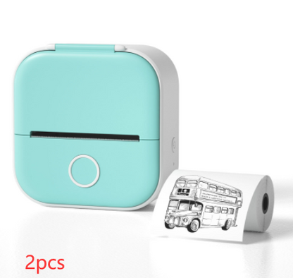 Mini Portable Thermal Label Printer - Ideal for Students and Price Tags