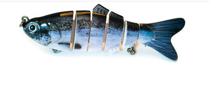 6-Segment Hard Fishing Lure – 10cm, 17g Shallow Water Bait