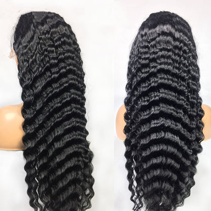 28-30" Deep Wave Lace Frontal Wigs 13x4