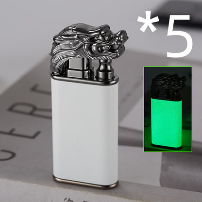 Blue Flame Double Fire Metal Lighter