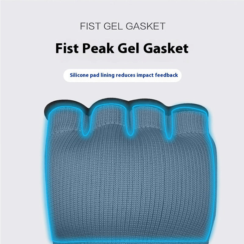 Gel Half Finger Boxing Gloves Hand Bandage