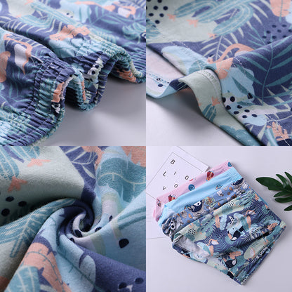 Men's Cotton Printed Boxers Loose Comfortable Personality