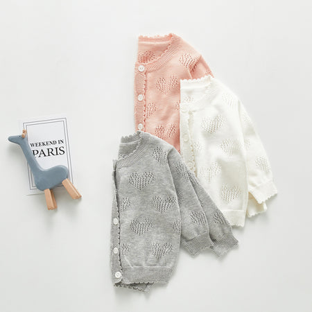 Baby hollow knit sweater