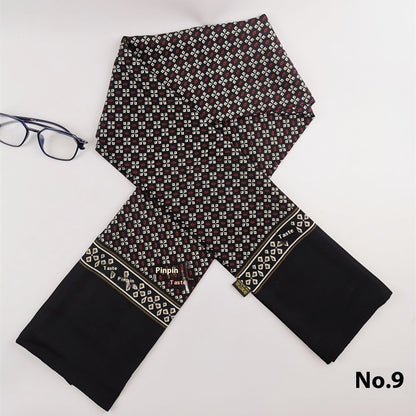 Men's Silk Cashmere Business Long Scarf