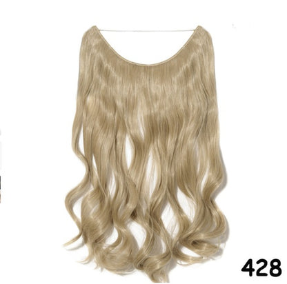 S-noilite 20" Invisible Wire Hair Extensions