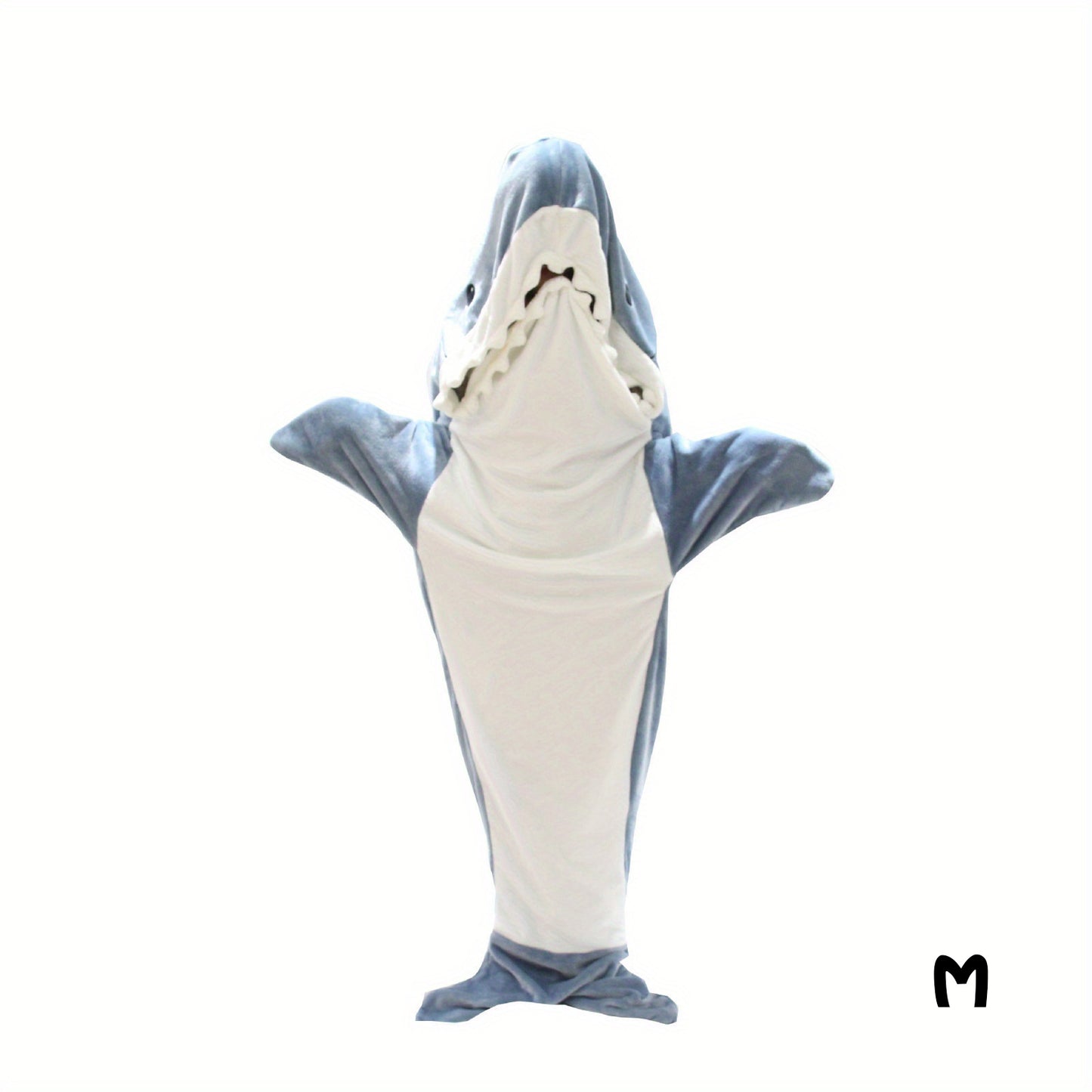 Shark Onesie Blanket Hoodie Flannel Sleeping Bag