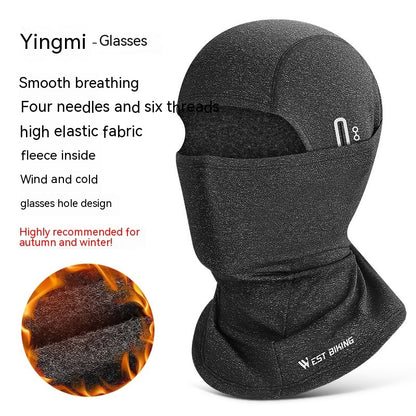 Thermal Fleece Cycling Mask with Eyehole