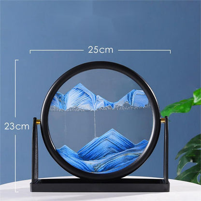 Quicksand Painting Hourglass Glass Decoration Crafts