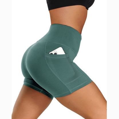 Slim Fit Running Sports Stretch Shorts