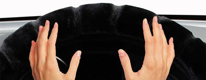 Velvet Plush Winter Steering Wheel Grip