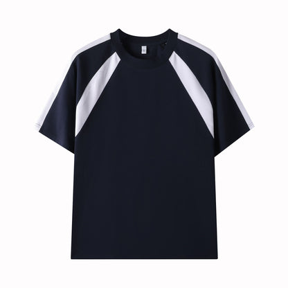 Double Yarn Cotton Round Neck Tee