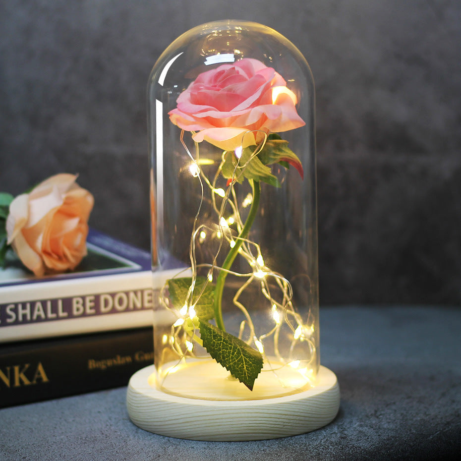 Enchanted Forever Rose LED Christmas Decor