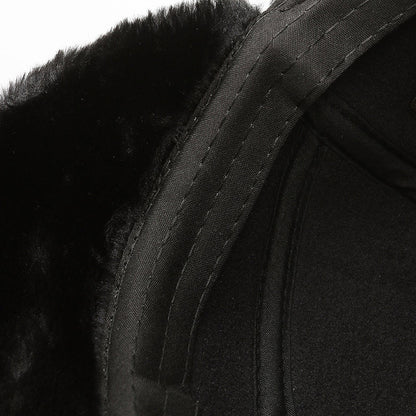 Men's Ear Protection Winter Warm Peaked Cap for Elderly