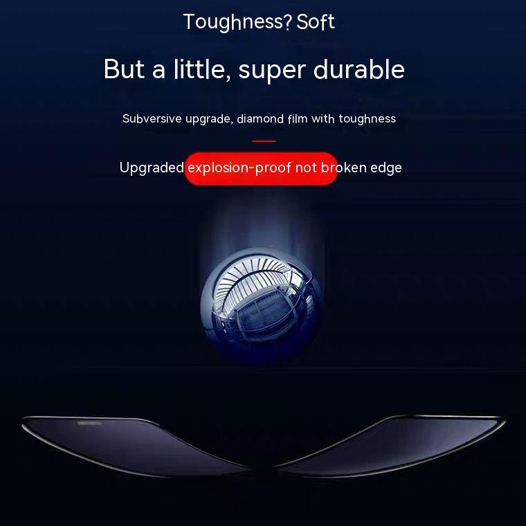 Privacy tempered film dustproof net full-cover screen protector