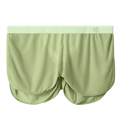Ice Silk Mesh Pajama Pants Quick-drying Sports Fitness Hip Lifting Men's Shorts