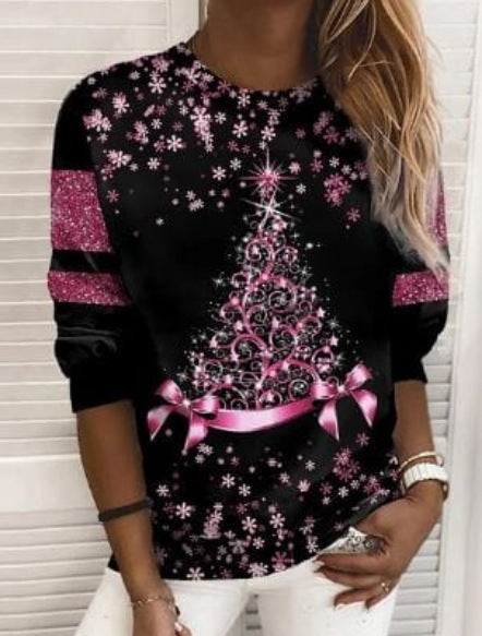 Women's 3D Christmas Printed Sweatshirt