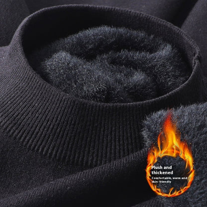 Men's Half High Neck Slim Fit Sweater