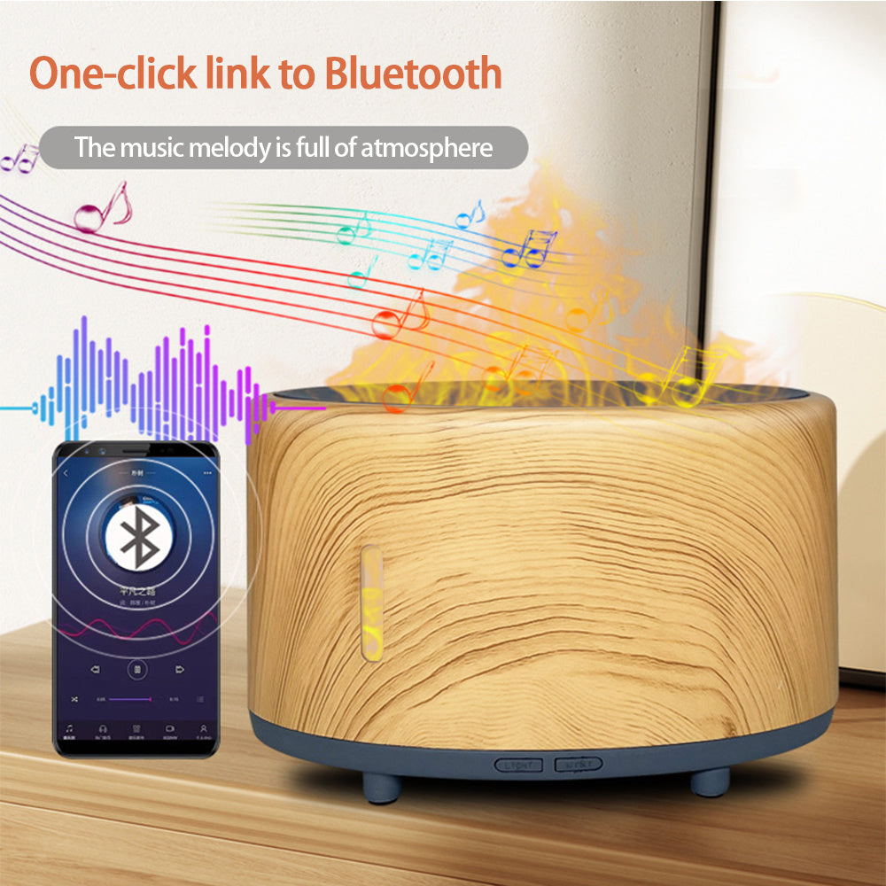 Flame Humidifier LED Bluetooth Aromatherapy