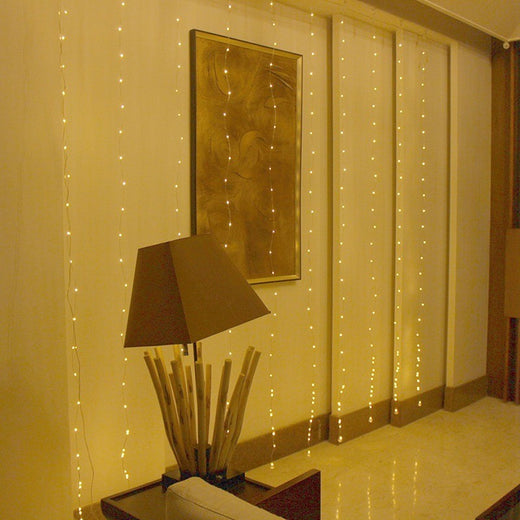 ستائر إضاءة LED لعيد الميلاد