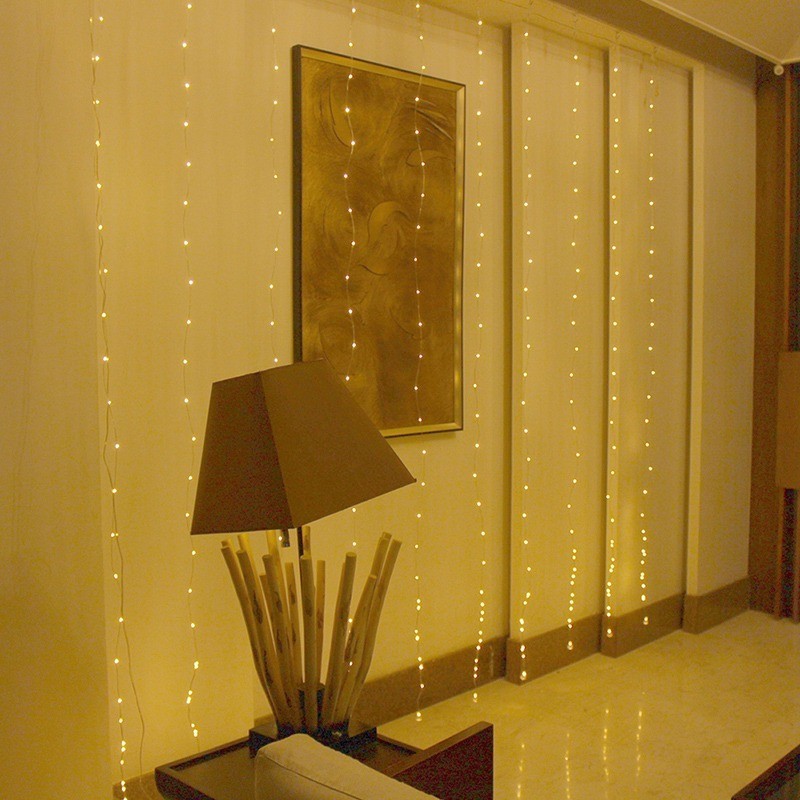 ستائر إضاءة LED لعيد الميلاد