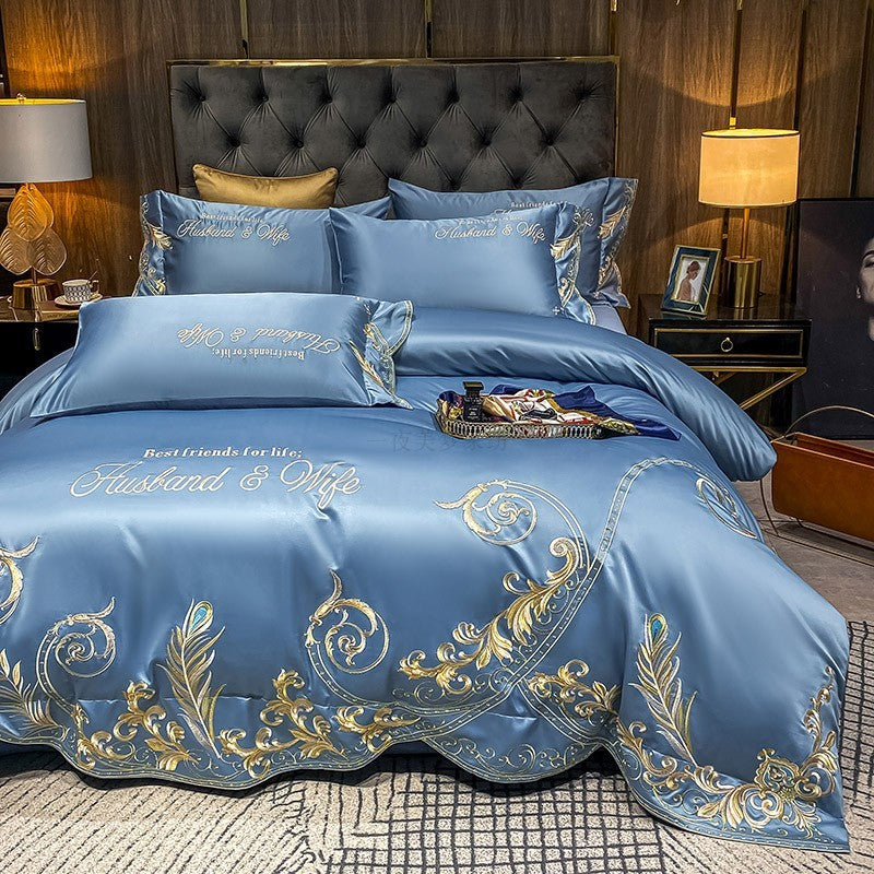 Ice Silk Quilt Bed Sheet Set
