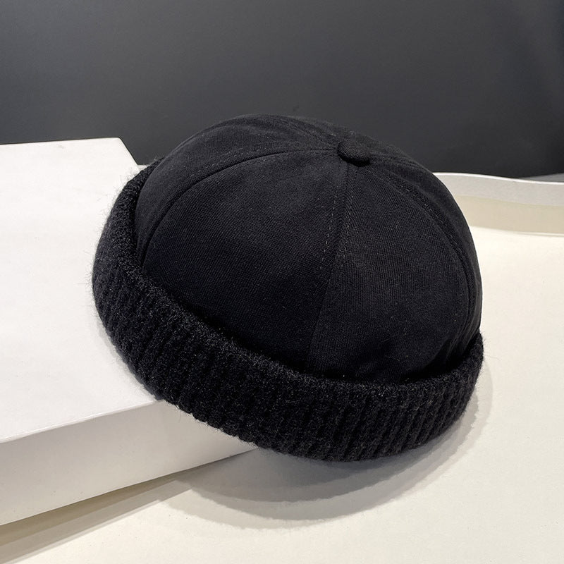 Autumn Winter Deerskin Velvet Beret Hat