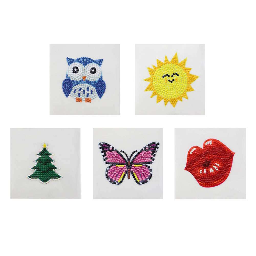 5D DIY Diamond Painting Stickers Kits For Kid Christmas Picture Stickers