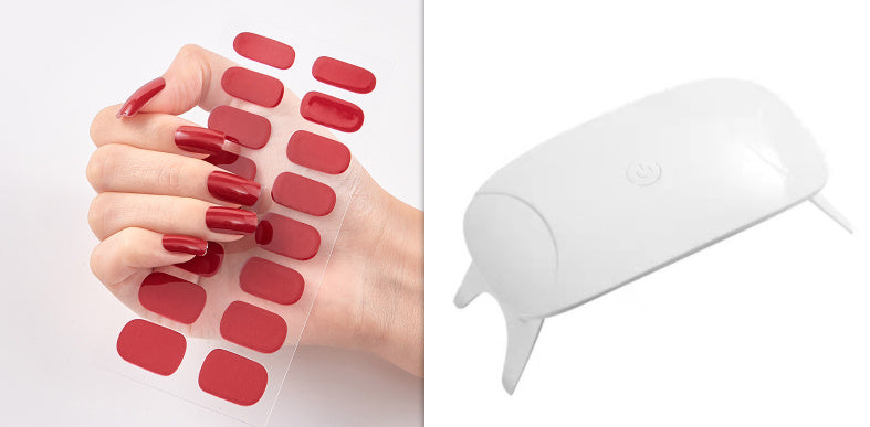 Waterproof Long Lasting Nail Stickers Letter Color