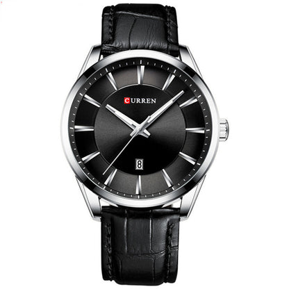Men's Business Quartz Watch Calendar, Waterproof