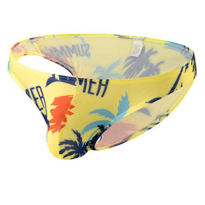 Comfort Printing Men's Briefs Low Waist